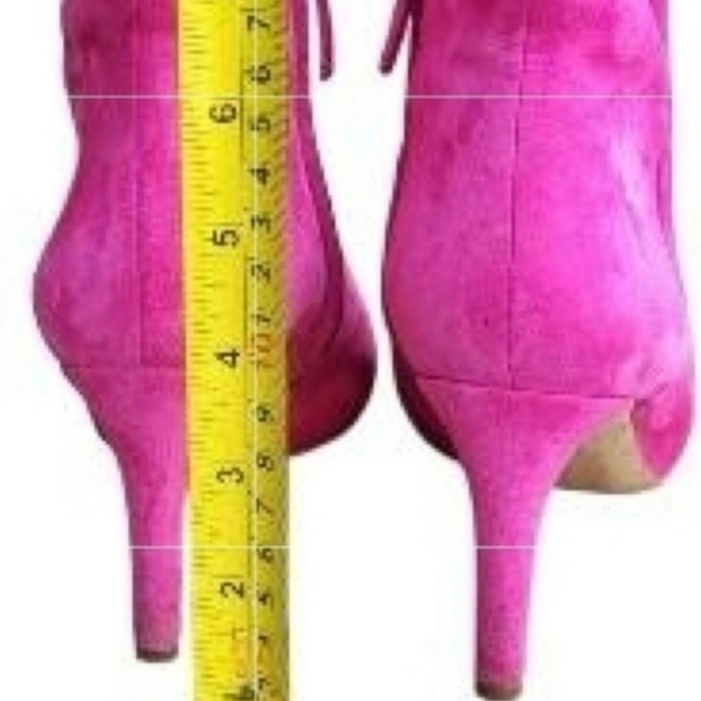 Sam Edelman Hot Pink High Heel Ankle Boot Ulyssa Ulissa Bootie Shoe Women 7 - Picture 8 of 10